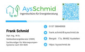 Visitenkarte Frank Schmid
